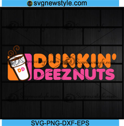 Dunkin Deez Nuts Logo Svg