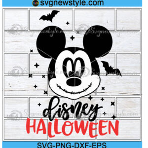 Mickey Jack Skellington Svg
