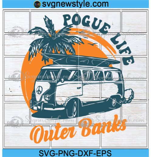 Pogue Life Outer Banks Svg