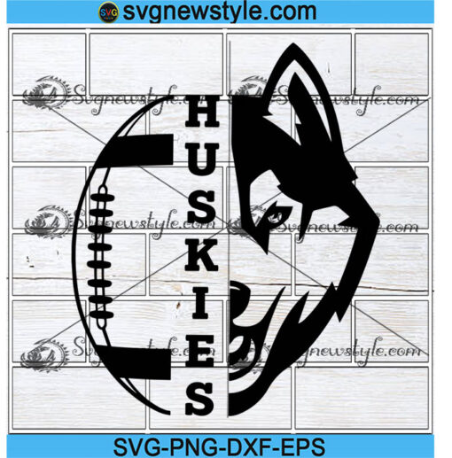 Huskies Football Svg