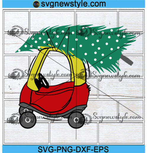 Christmas Kids Car Svg