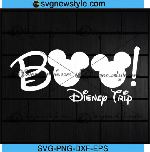 Boo Disney Trip Svg