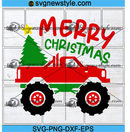 Christmas Truck Svg Png