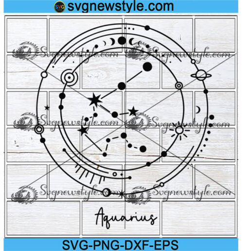 Zodiac constellation svg