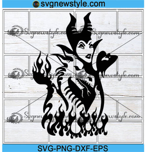 Disney Villains Maleficent svg