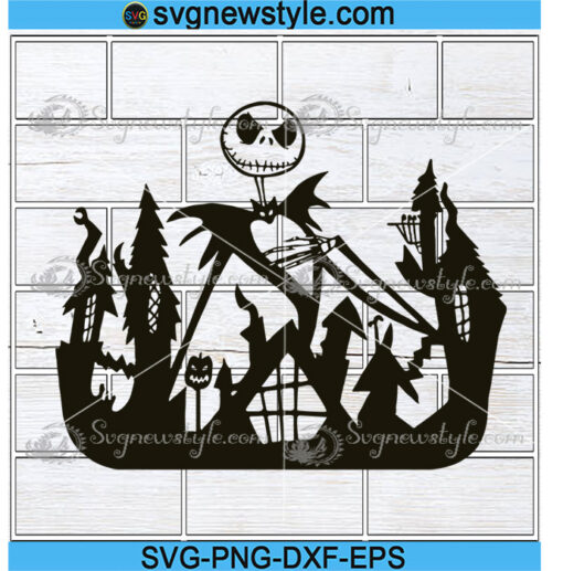 Jack Skellington King of Halloween svg