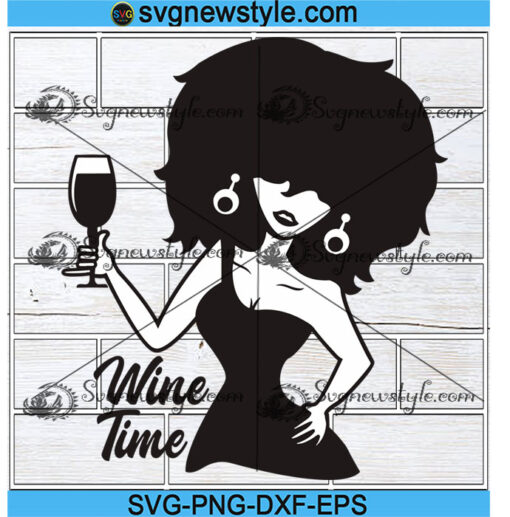 Wine Time Svg