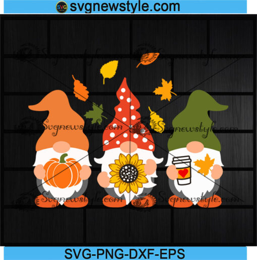 Autumn Gnomes svg