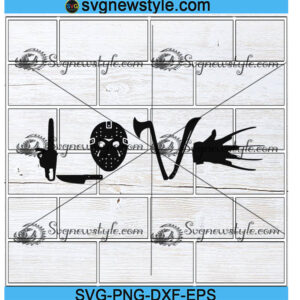 Horror Movie Love svg