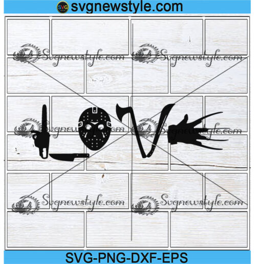 Horror Movie Love svg