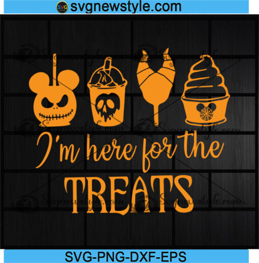 I'm Here For The Treats Halloween Svg