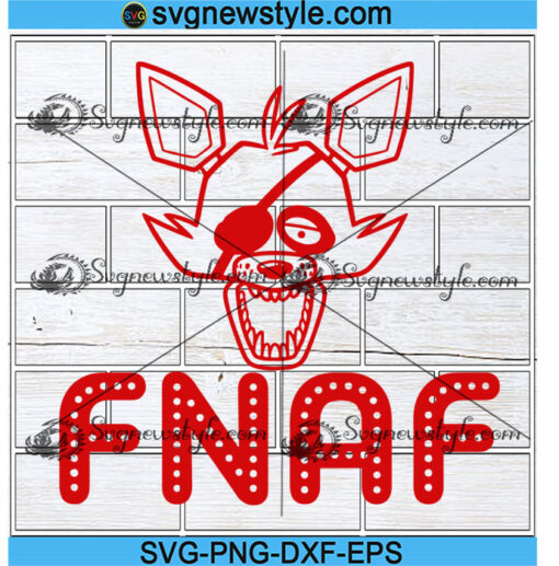 FNAF Foxy Svg