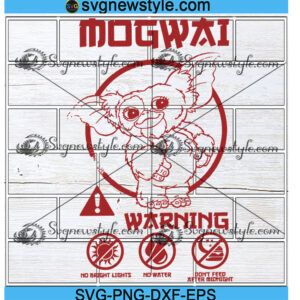 Gremlins Warning svg