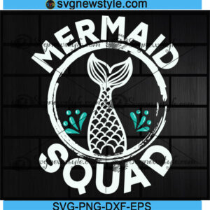 Mermaid Squad Svg