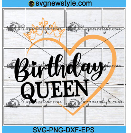 Birthday Queen svg Png