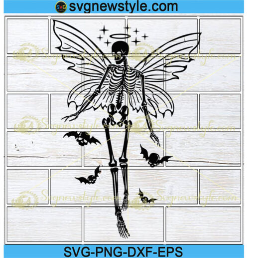 Skeleton Fairy svg