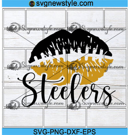 Steelers Lips Svg