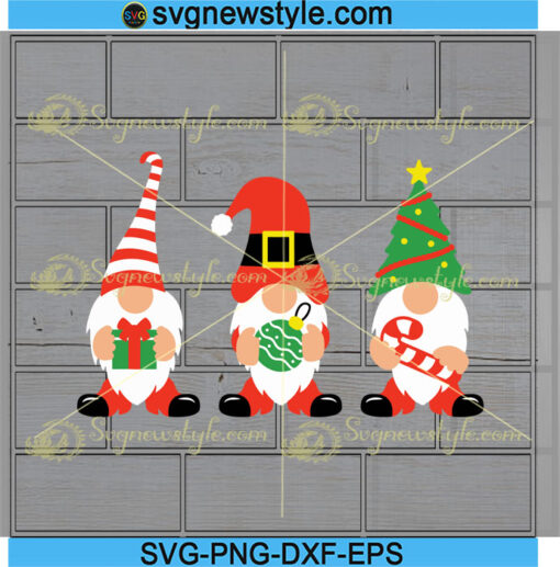 Christmas gnome svg