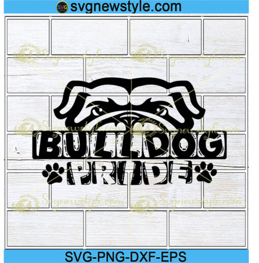 Bulldog Pride Svg