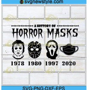 A History of Horror Masks Svg