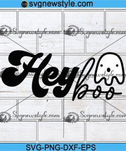 Hey boo svg, Fall Svg, Halloween Svg, Png, Dxf, Eps