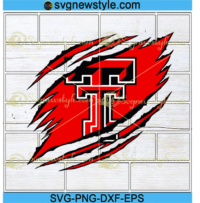 Texas Tech Ripped svg, Texas Tech Red Raiders Logo svg, Texas Tech Red