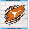 Texas Longhorns 1 of 2 Ripped svg