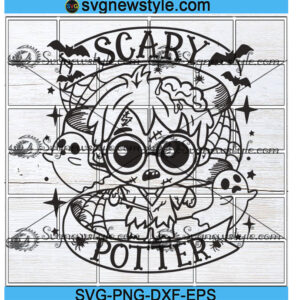 Scary Zombie Wizard Svg