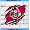 Ohio State Ripped Svg Png