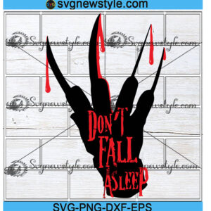 Don't Fall Asleep Svg