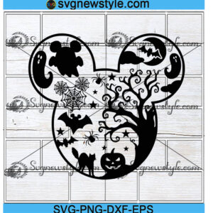 Mickey ears halloween Svg Png