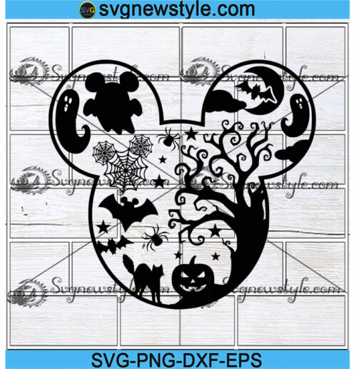 Mickey ears halloween Svg Png