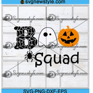 Boo Squad Svg