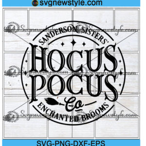 Hocus Pocus Co Enchanted Brooms Svg