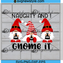 Naughty and I Gnome it svg