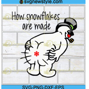 How Snowflakes are made svg