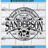 Sanderson Bed and Breakfast Svg Files