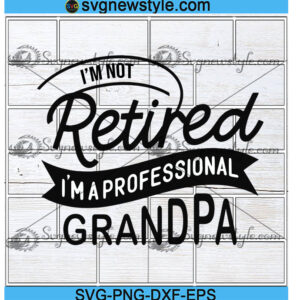 Professional Grandpa Svg