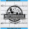 Motherhood Witch Svg