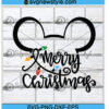 Mickey Merry Christmas Svg Files