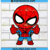 Spiderman Cute Svg