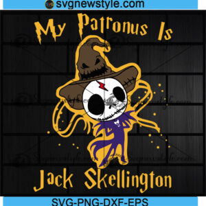 My Patronus Is Jack Skellington Svg