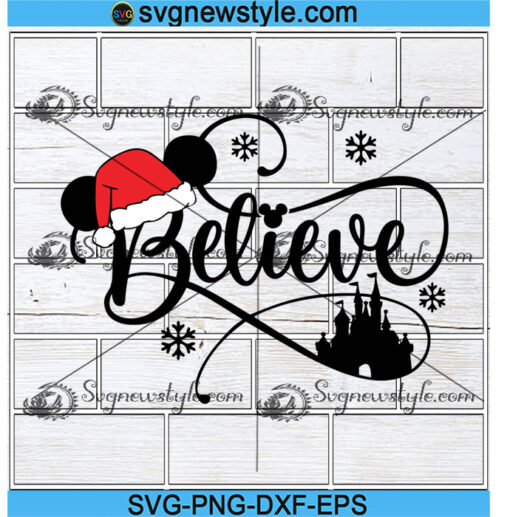 Mickey Mouse Christmas svg