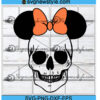 Minnie Mouse Skeleton svg