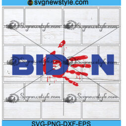 Biden Bloody hand svg