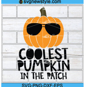 Coolest Pumpkin in the Patch Svg Png