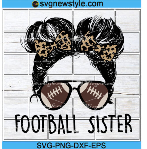 Football Sister Svg Png