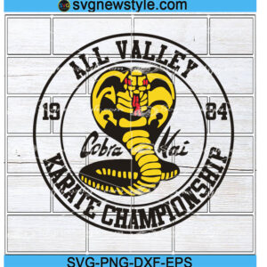 Cobra Kai All Valley Karate Championship Svg