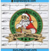 SANTA CLAUS Beer Label Svg Png