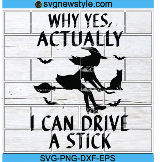 Yes I Can Drive A Stick Svg